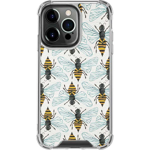 Honey Bee by Cat Coq iPhone 16 Pro Clear Case
