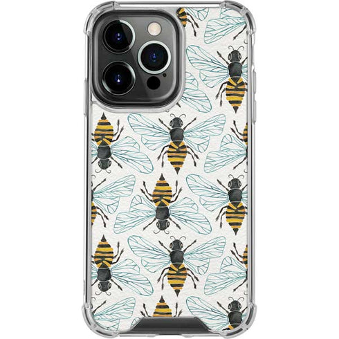Honey Bee by Cat Coq iPhone 16 Pro Max Clear Case