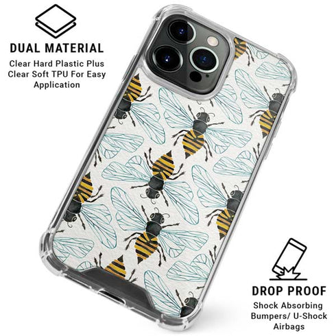 Honey Bee by Cat Coq iPhone 16 Pro Max Clear Case