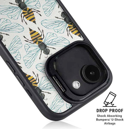Honey Bee by Cat Coq iPhone 16e Kickstand Case