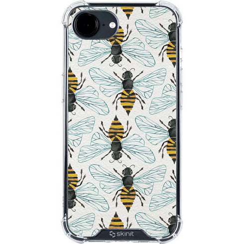 Honey Bee by Cat Coq iPhone 16e Clear Case