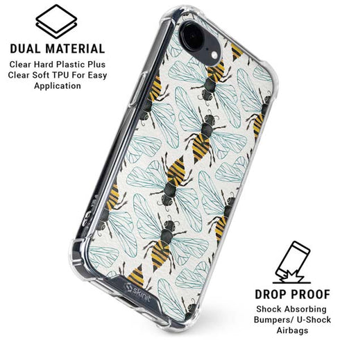 Honey Bee by Cat Coq iPhone 16e Clear Case