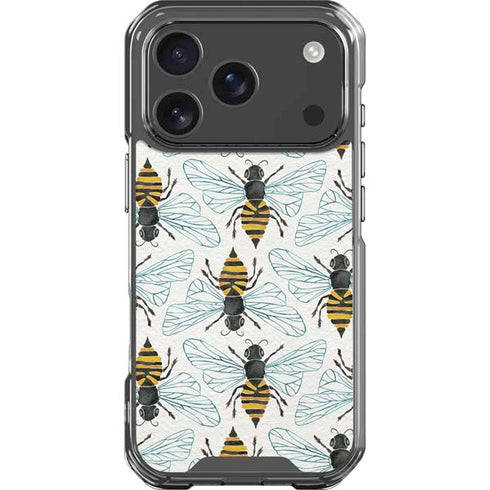 Honey Bee by Cat Coq iPhone 18 Pro Clear Case