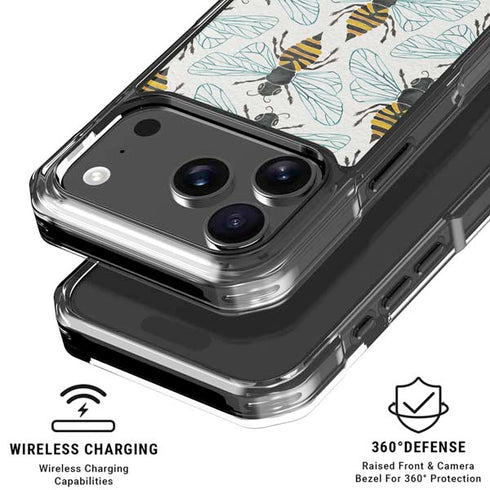 Honey Bee by Cat Coq iPhone 18 Pro Clear Case