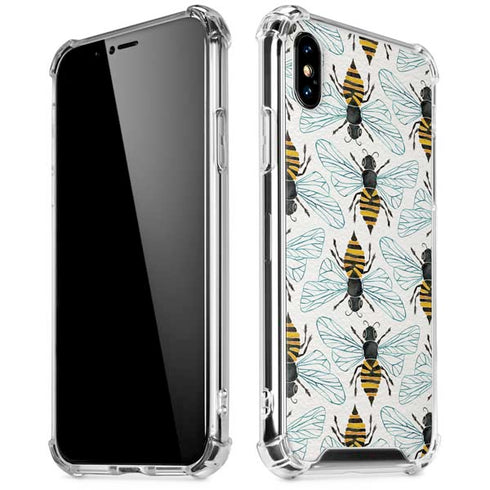 Honey Bee by Cat Coq iPhone X/XS Clear Case