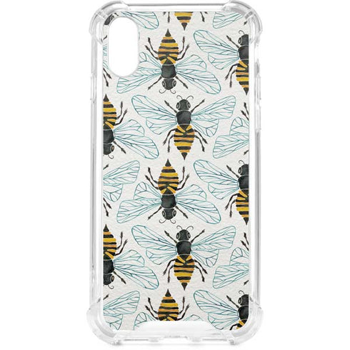 Honey Bee by Cat Coq iPhone XS Clear Case