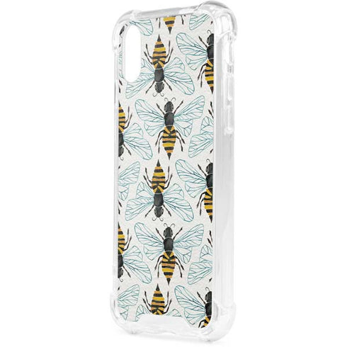 Honey Bee by Cat Coq iPhone XS Clear Case
