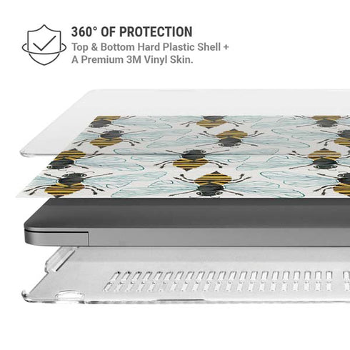 Honey Bee by Cat Coq MacBook Pro 14in (2021-24) Case plus Skin