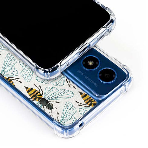 Honey Bee by Cat Coq Moto G 5G (2024) Clear Case