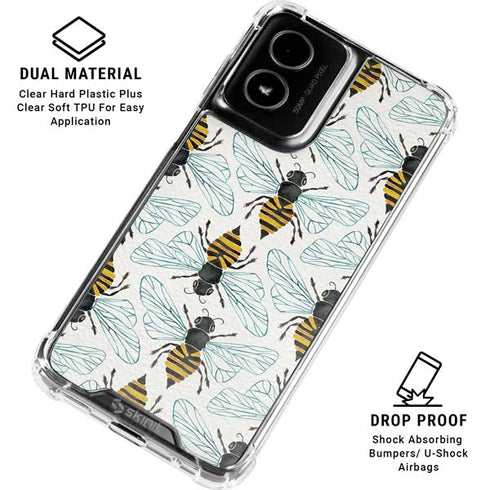 Honey Bee by Cat Coq Moto G Power 5G (2024) Clear Case
