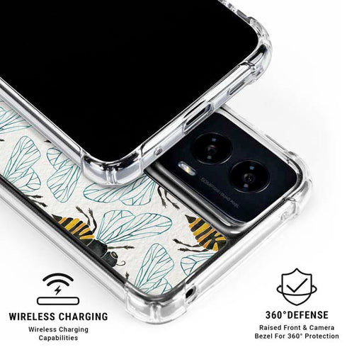 Honey Bee by Cat Coq Moto G Power 5G (2024) Clear Case