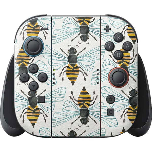 Honey Bee by Cat Coq Nintendo Switch 2 (2025) Joy-Con Controller Skin