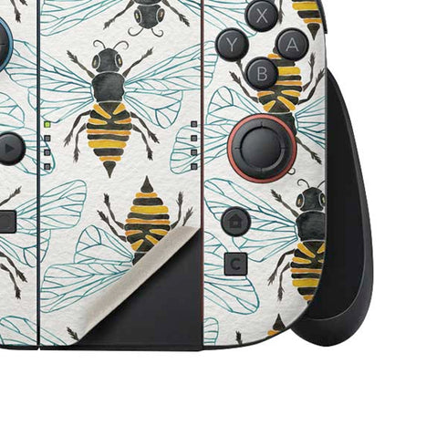 Honey Bee by Cat Coq Nintendo Switch 2 (2025) Joy-Con Controller Skin