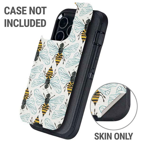 Honey Bee by Cat Coq Otterbox Defender iPhone Skin