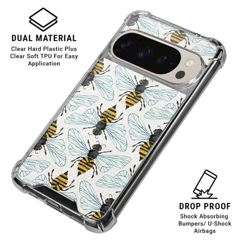 Honey Bee by Cat Coq Pixel 9/9 Pro Clear Case