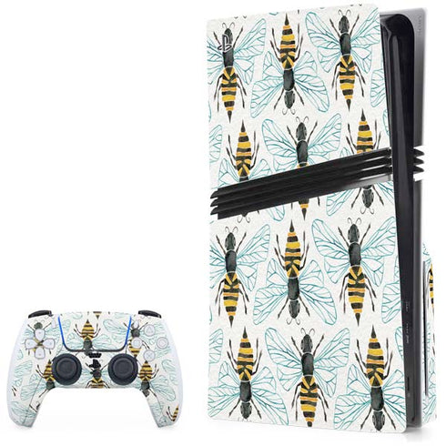 Honey Bee by Cat Coq PS5 Pro Disk Bundle Skin