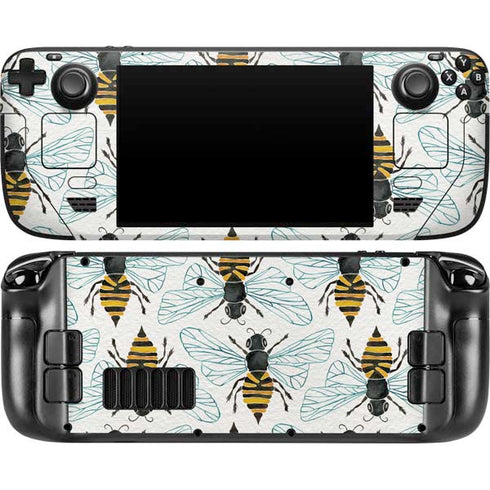 Honey Bee by Cat Coq Steam Deck Handheld Gaming Computer OLED Skin