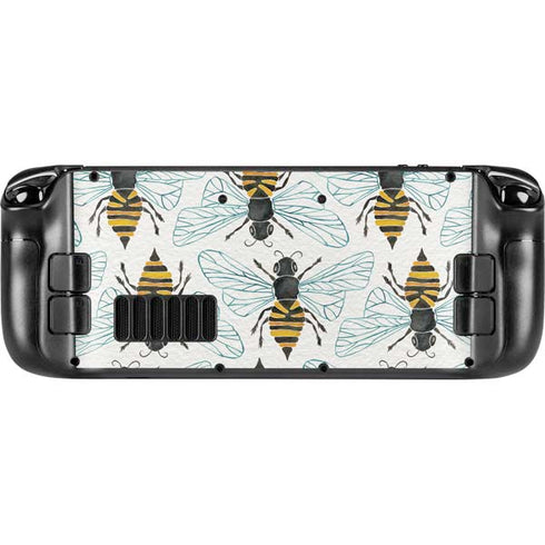 Honey Bee by Cat Coq Steam Deck Handheld Gaming Computer OLED Skin