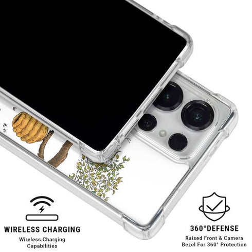 Disney Winnie the Pooh Honey Hive Galaxy S25 Ultra Clear Case