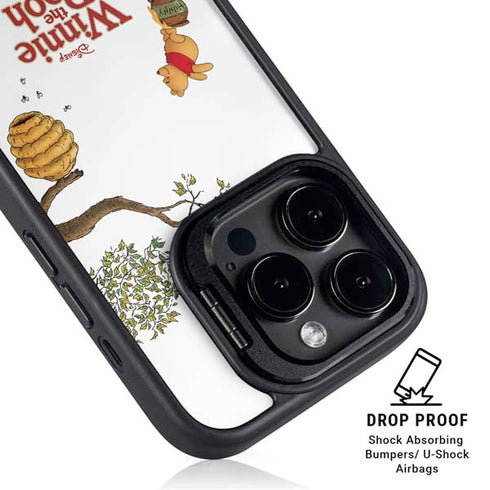 Disney Winnie the Pooh Honey Hive iPhone 15 Pro Max Kickstand Case