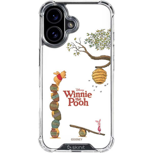 Disney Winnie the Pooh Honey Hive iPhone 16 Clear Case