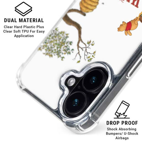 Disney Winnie the Pooh Honey Hive iPhone 16 Clear Case