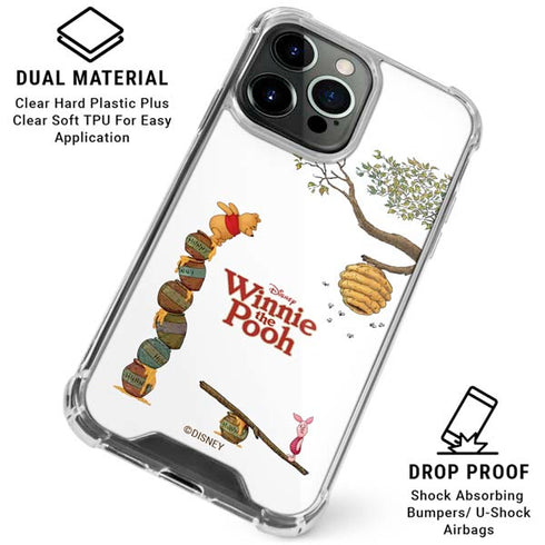 Disney Winnie the Pooh Honey Hive iPhone 16 Pro Max Clear Case