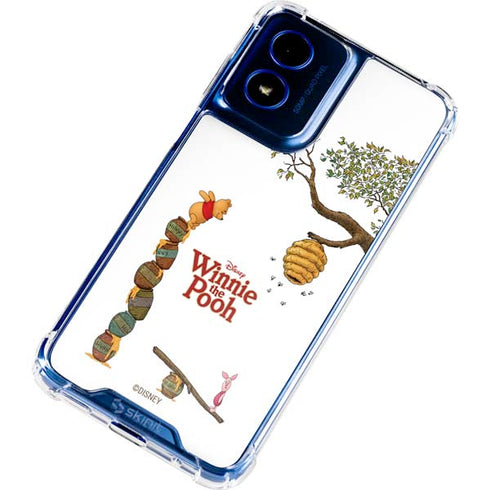 Disney Winnie the Pooh Honey Hive Moto G Play 4G (2024) Clear Case