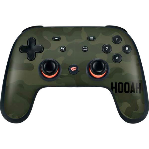 Hooah Military Google Stadia Controller Skin