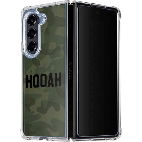 Hooah Military Galaxy Z Fold5 5G Clear Case