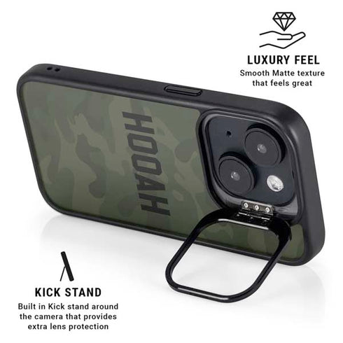 Hooah Military iPhone 13 Kickstand Case