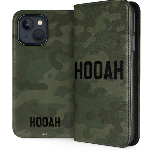 Hooah Military iPhone 15 Plus Folio Case