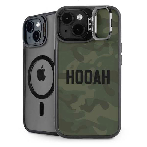 Hooah Military iPhone 15 Plus Kickstand Case
