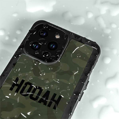 Hooah Military iPhone 15 Pro Waterproof Case