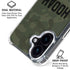 Hooah Military iPhone 16 Clear Case