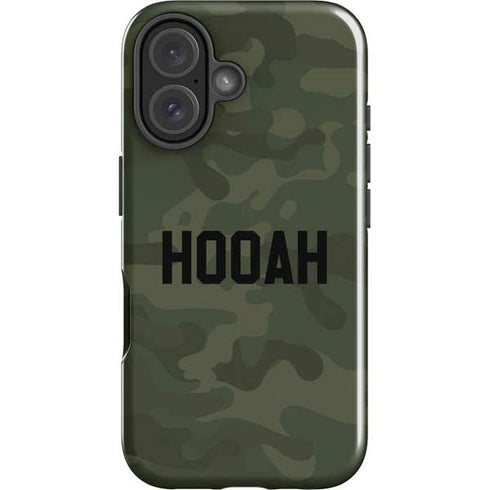 Hooah Military iPhone 16 Impact Case
