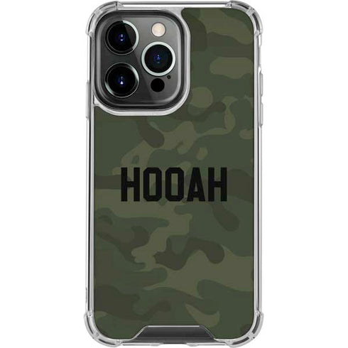 Hooah Military iPhone 16 Pro Max Clear Case