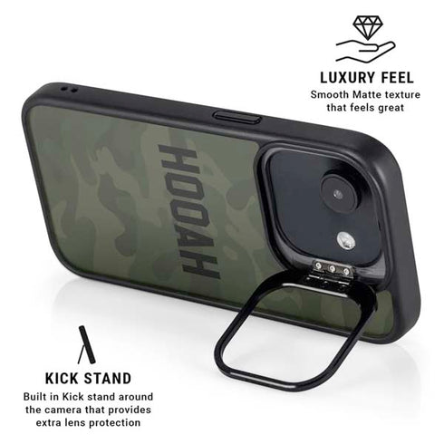 Hooah Military iPhone 16e Kickstand Case