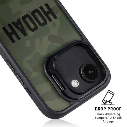 Hooah Military iPhone 16e Kickstand Case
