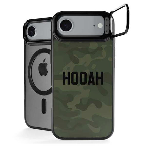 Hooah Military iPhone 17 Air Kickstand Case