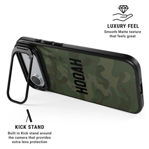 Hooah Military iPhone 17 Air Kickstand Case