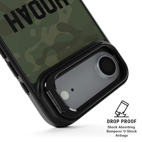 Hooah Military iPhone 17 Air Kickstand Case
