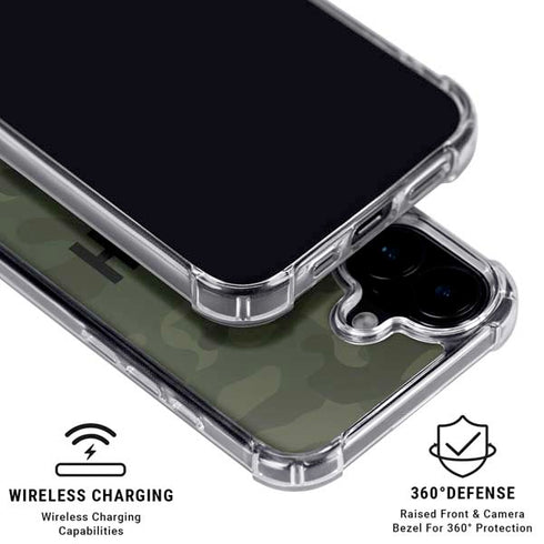 Hooah Military iPhone 17 Clear Case
