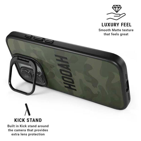 Hooah Military iPhone 17 Kickstand Case