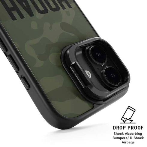 Hooah Military iPhone 17 Kickstand Case