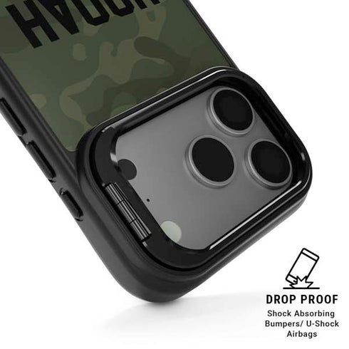 Hooah Military iPhone 17 Pro Kickstand Case