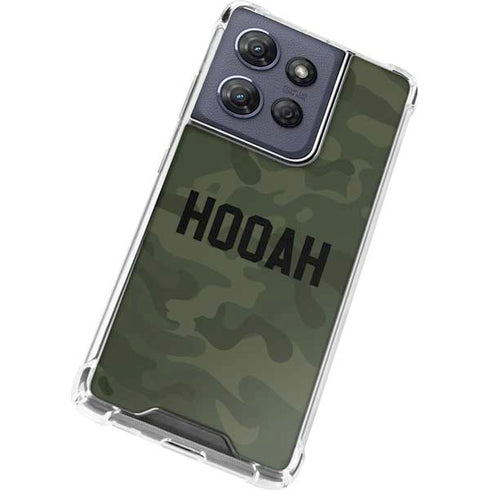 Hooah Military Moto G 5G (2025) Clear Case