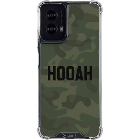 Hooah Military Moto G Power 5G (2024) Clear Case