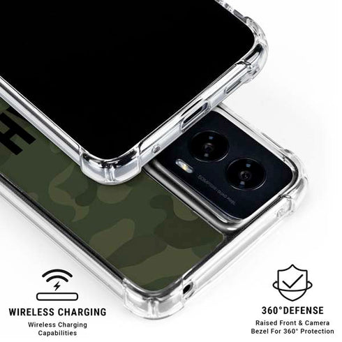 Hooah Military Moto G Power 5G (2024) Clear Case