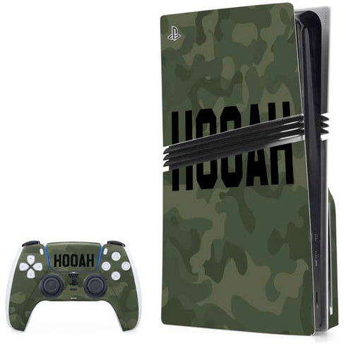 Hooah Military PS5 Pro Disk Bundle Skin
